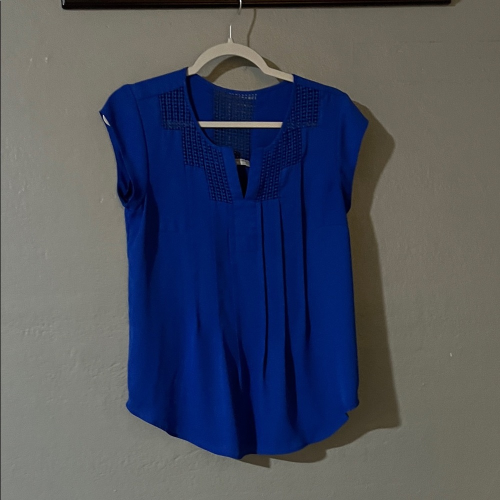 Chic Royal Blue Women's Blouse